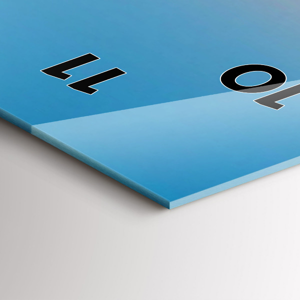 Vertical wall clock Mountains in San Antonio USA