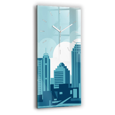 Vertical wall clock Architecture in the USA