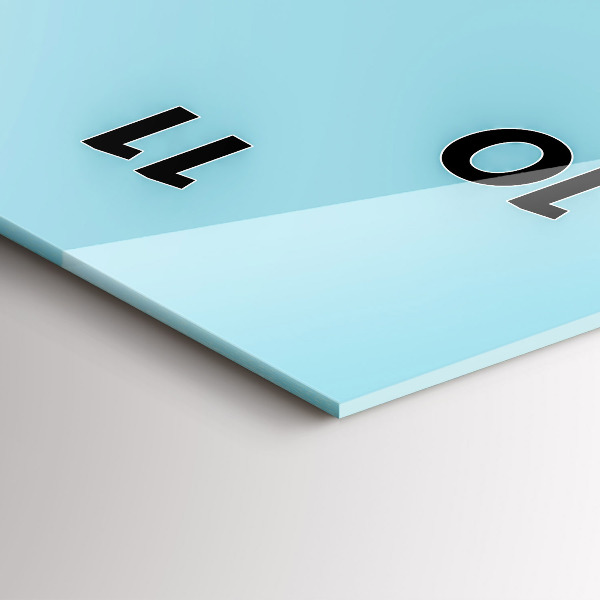 Vertical wall clock Architecture in the USA