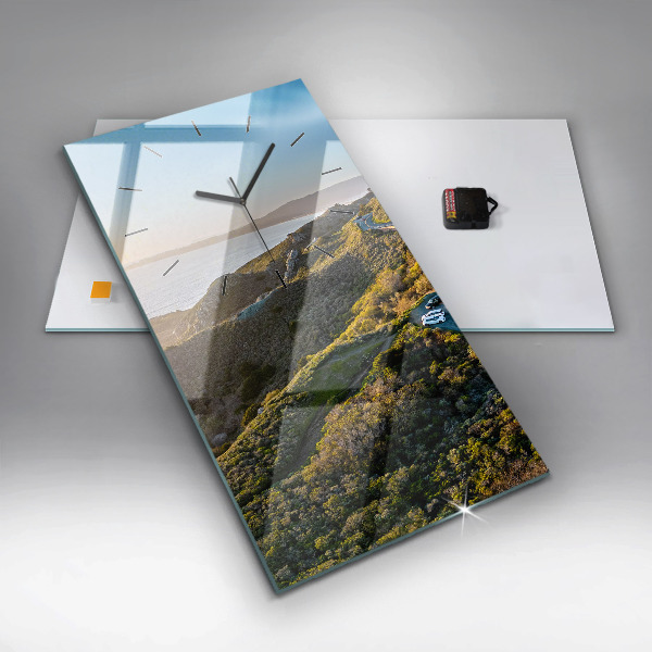 Vertical wall clock The Road to San Francisco