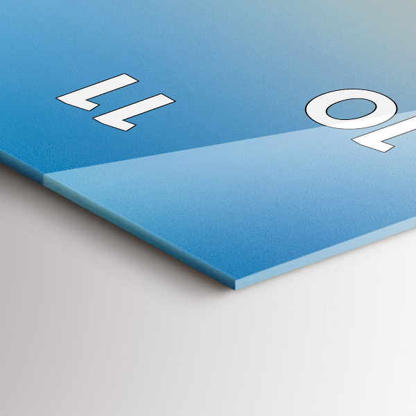 Vertical wall clock The Road to San Francisco