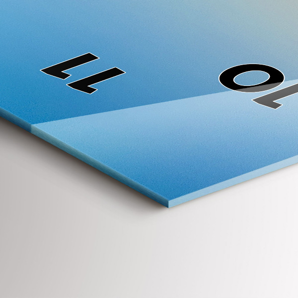 Vertical wall clock The Road to San Francisco