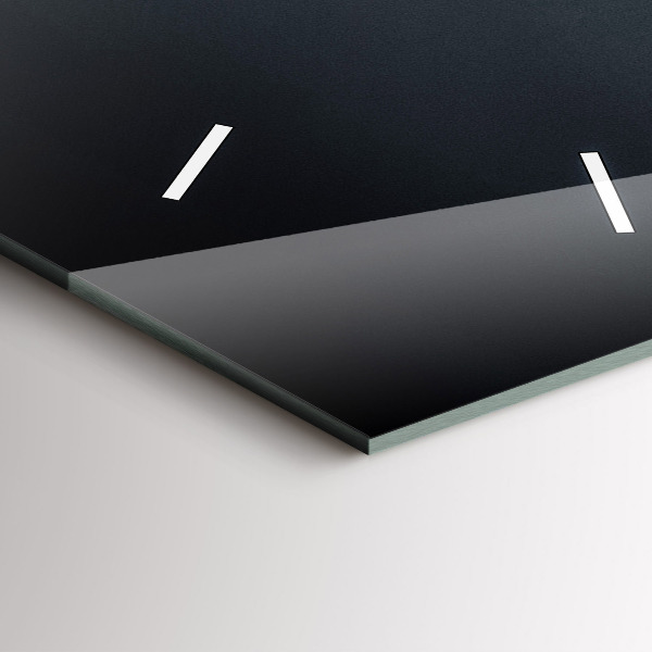 Vertical wall clock San Francisco Bridge at Night