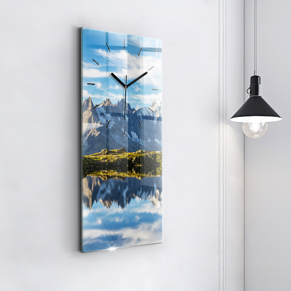 Vertical wall clock Chamonix Valley, French Alps
