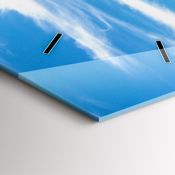 Vertical wall clock Chamonix Valley, French Alps