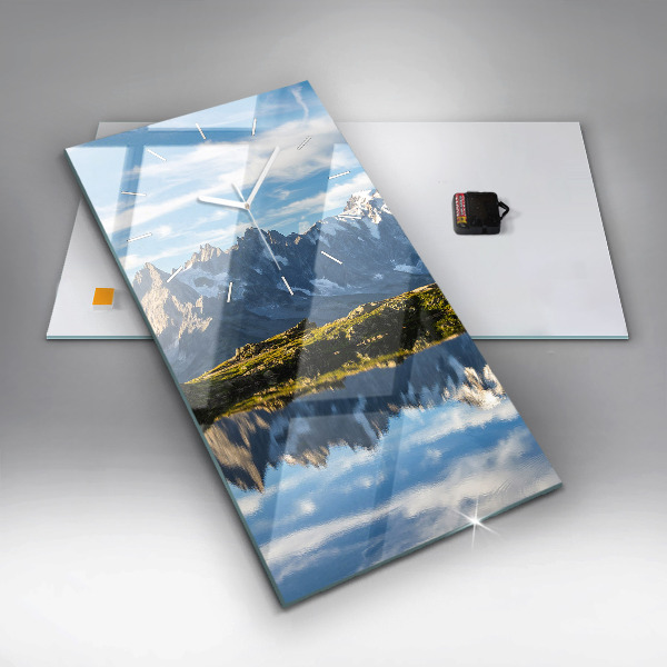 Vertical wall clock Chamonix Valley, French Alps