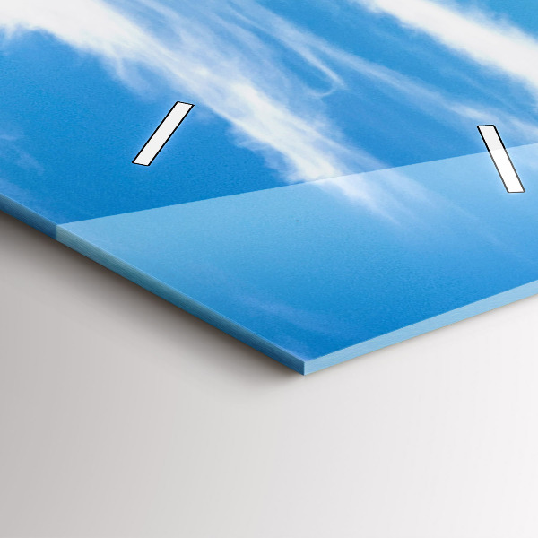 Vertical wall clock Chamonix Valley, French Alps