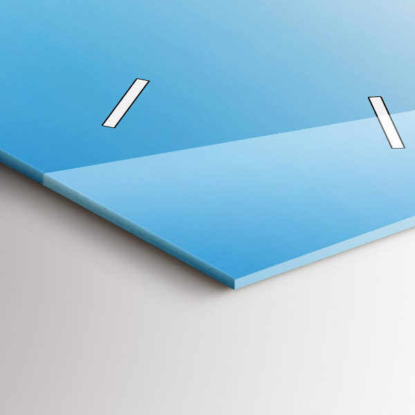 Vertical wall clock Mont Blanc Glacier Chamonix