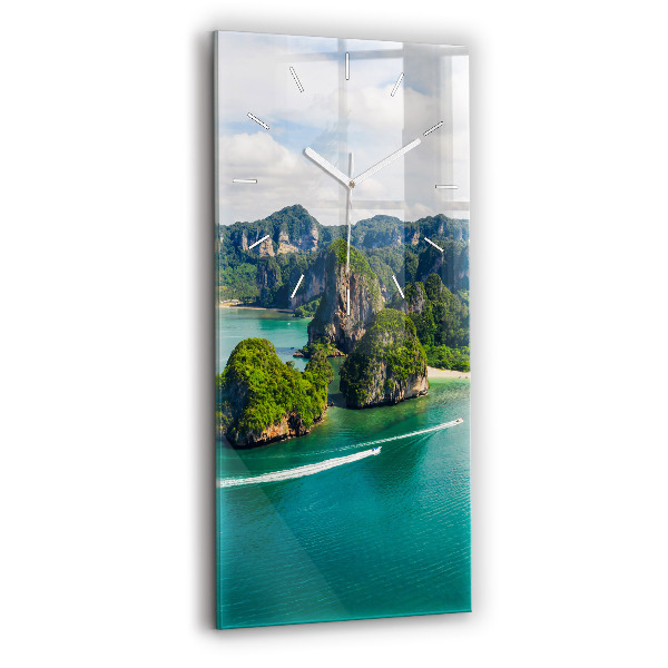 Vertical wall clock Island in Thailand