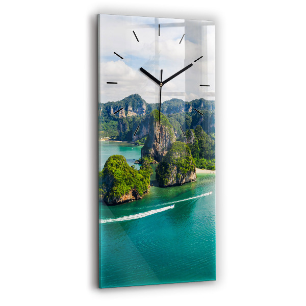 Vertical wall clock Island in Thailand