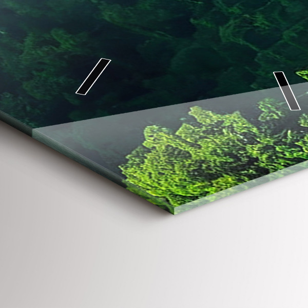 Vertical wall clock Thailand's natural landscape