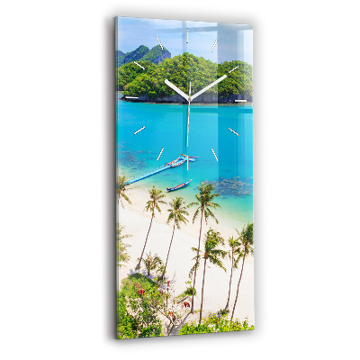 Vertical wall clock National Park Thailand