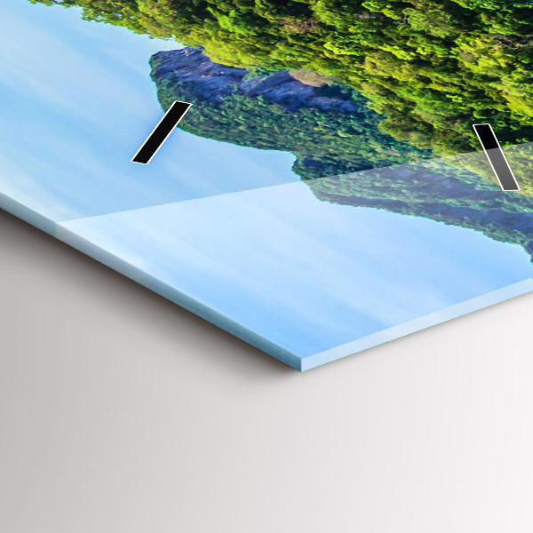 Vertical wall clock National Park Thailand