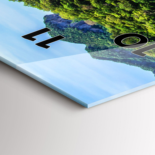 Vertical wall clock National Park Thailand