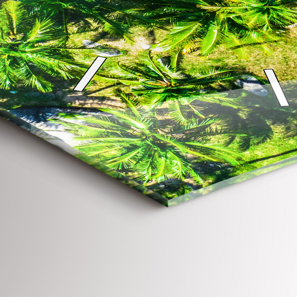 Vertical wall clock Tropical beach Koh Tao