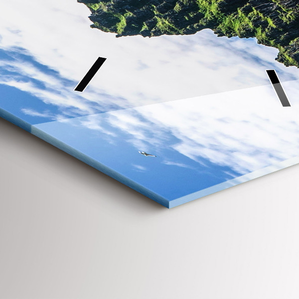 Vertical wall clock Hornstrandir Reserve Iceland