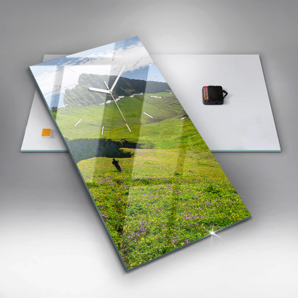 Vertical wall clock Hornstrandir Reserve Iceland