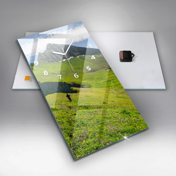 Vertical wall clock Hornstrandir Reserve Iceland
