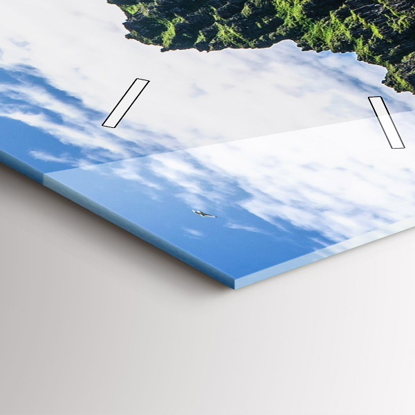 Vertical wall clock Hornstrandir Reserve Iceland