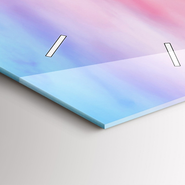 Vertical wall clock Mountain view Iceland