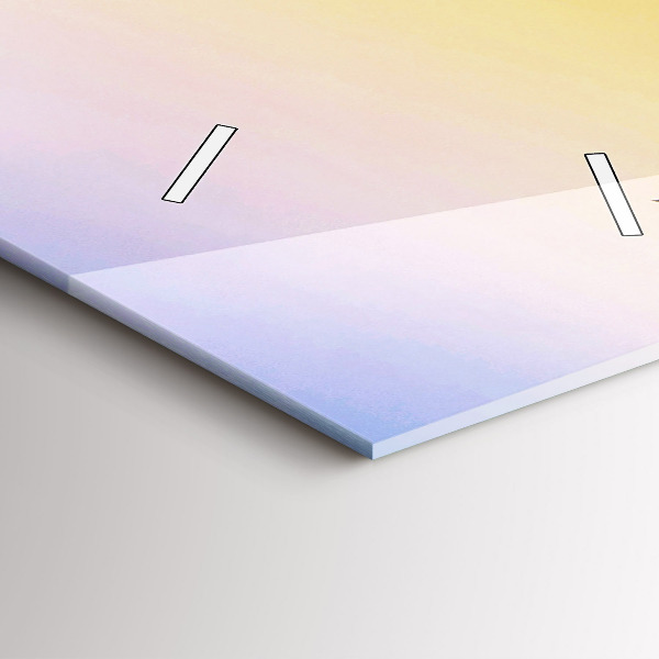 Vertical wall clock Iceberg and sunrise