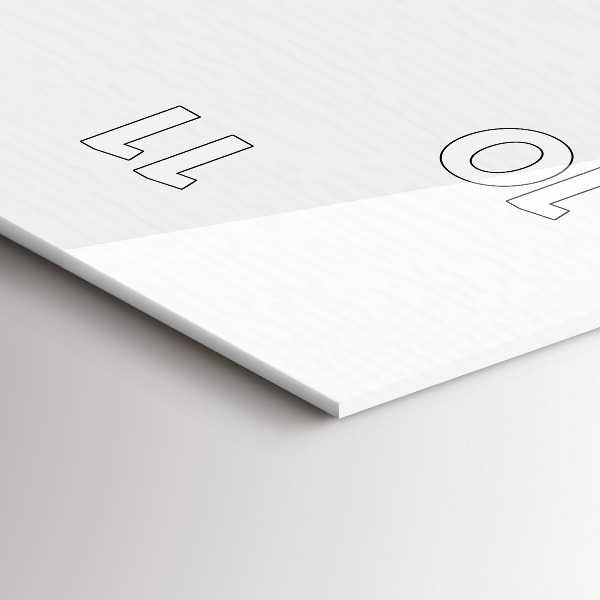 Vertical wall clock Cartoon town