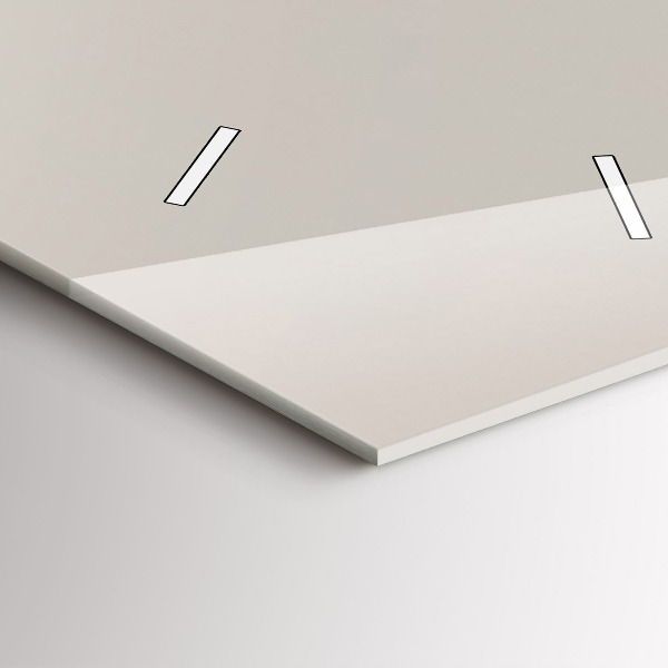 Vertical wall clock Abstract golden mountains