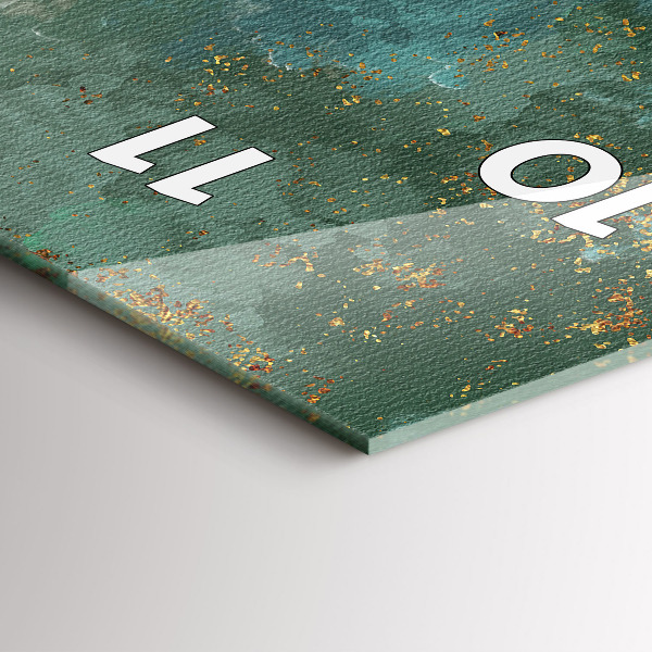 Vertical wall clock Decorative pattern