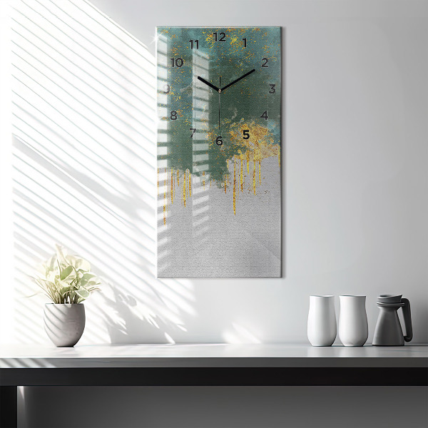 Vertical wall clock Decorative pattern