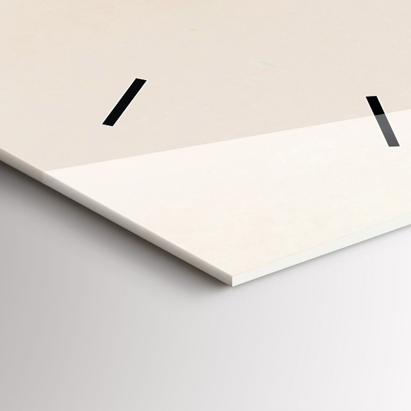 Vertical wall clock Blooming gypsophila flowers