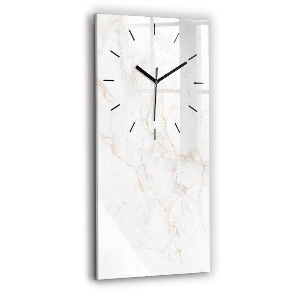 Vertical wall clock Elegant marble