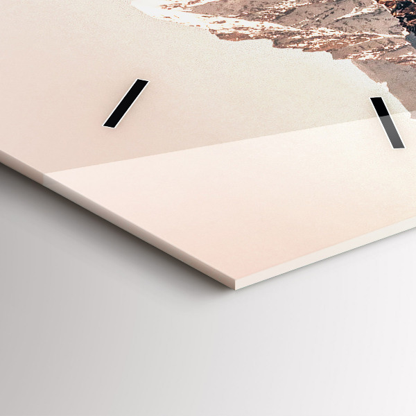 Vertical wall clock Whale water