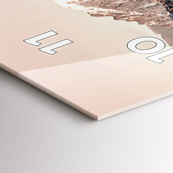 Vertical wall clock Whale water