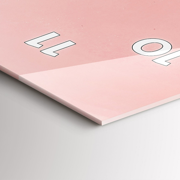 Vertical wall clock Beach sea sand