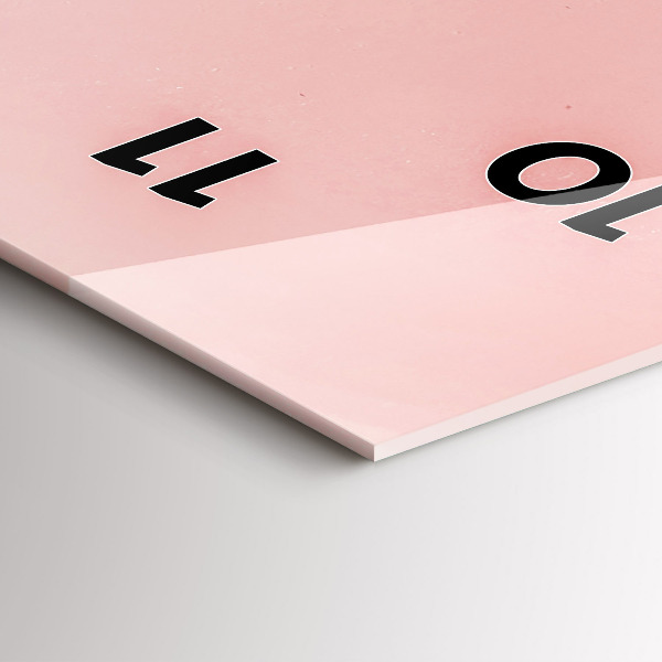 Vertical wall clock Beach sea sand