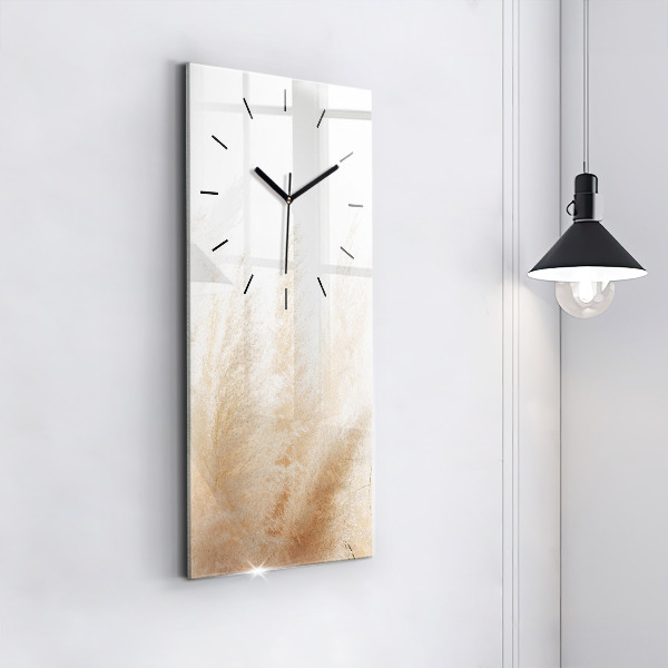 Vertical wall clock Ears of grain