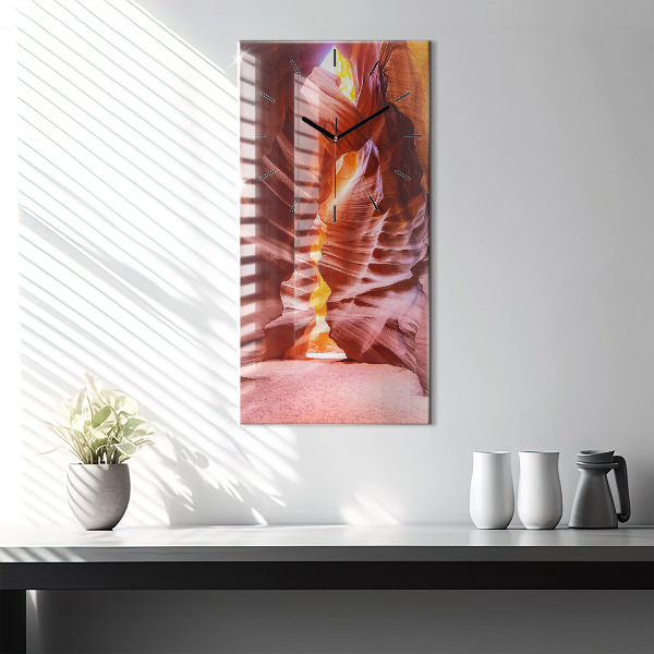 Vertical wall clock Sand Canyon
