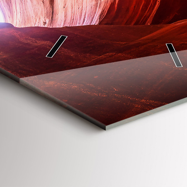 Vertical wall clock Sand Canyon