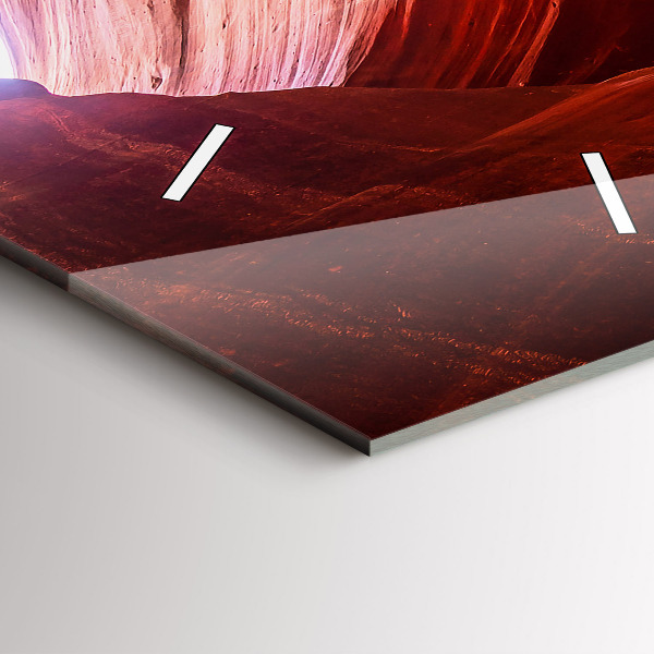 Vertical wall clock Sand Canyon