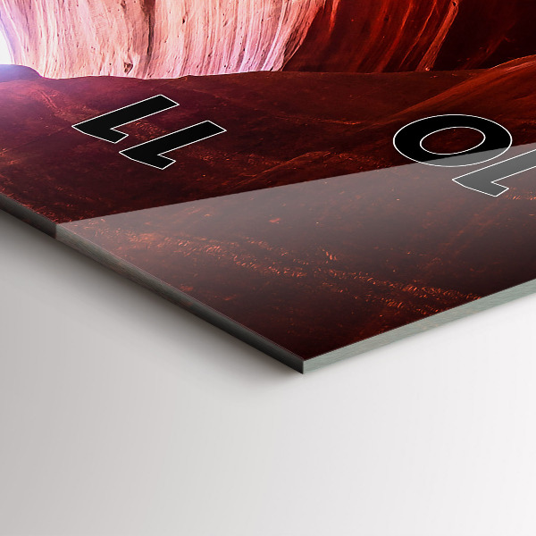 Vertical wall clock Sand Canyon