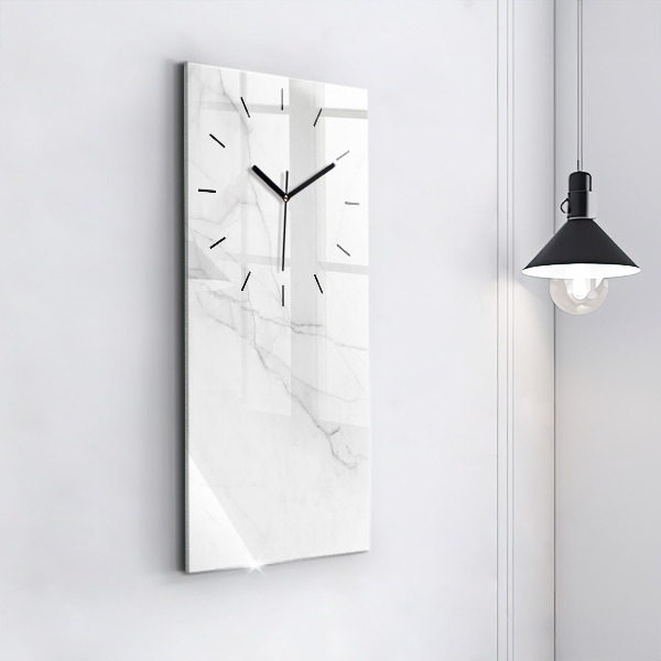 Vertical wall clock Decorative marble