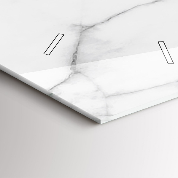 Vertical wall clock Decorative marble