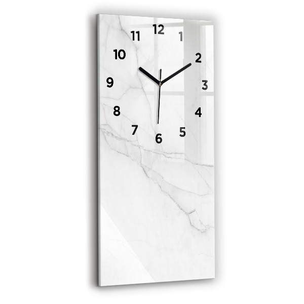 Vertical wall clock Decorative marble