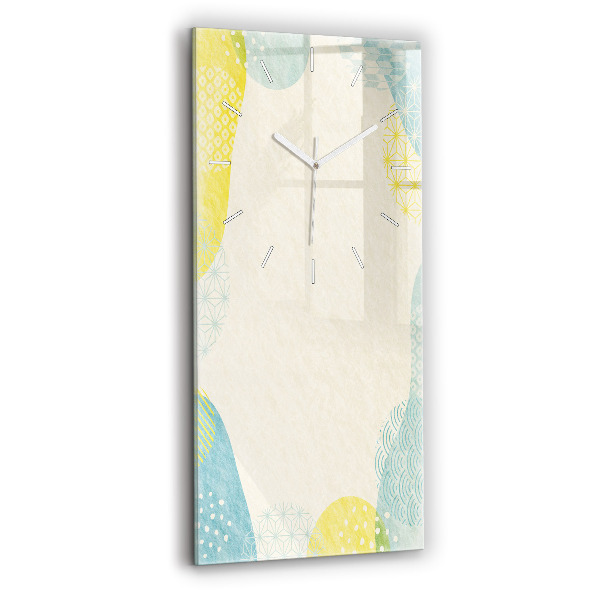 Vertical wall clock Pattern frame