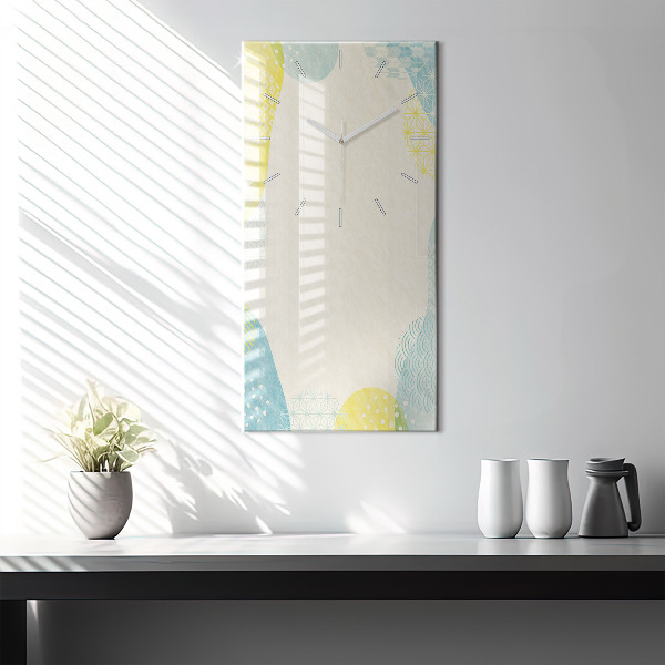 Vertical wall clock Pattern frame