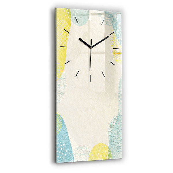 Vertical wall clock Pattern frame