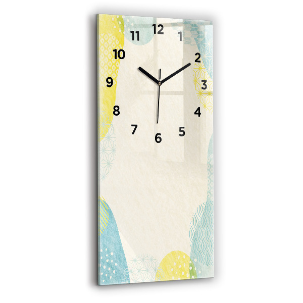 Vertical wall clock Pattern frame