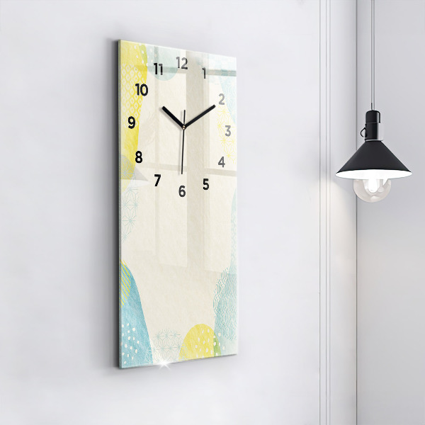 Vertical wall clock Pattern frame