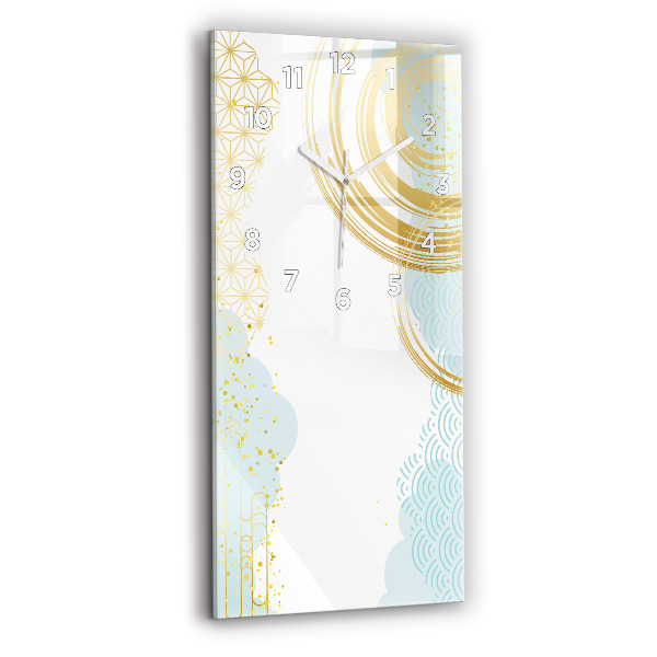 Vertical wall clock Decorative pattern