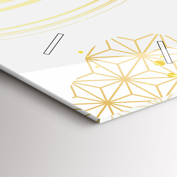 Vertical wall clock Decorative pattern